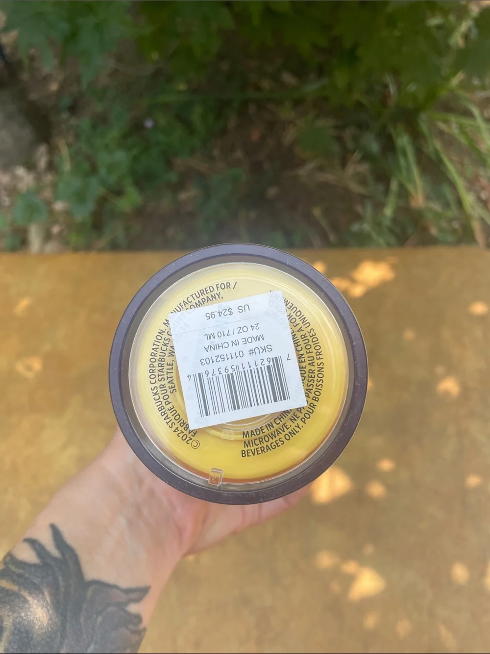 Starbucks Florida Discovery Series Tumbler - Yellow & Green